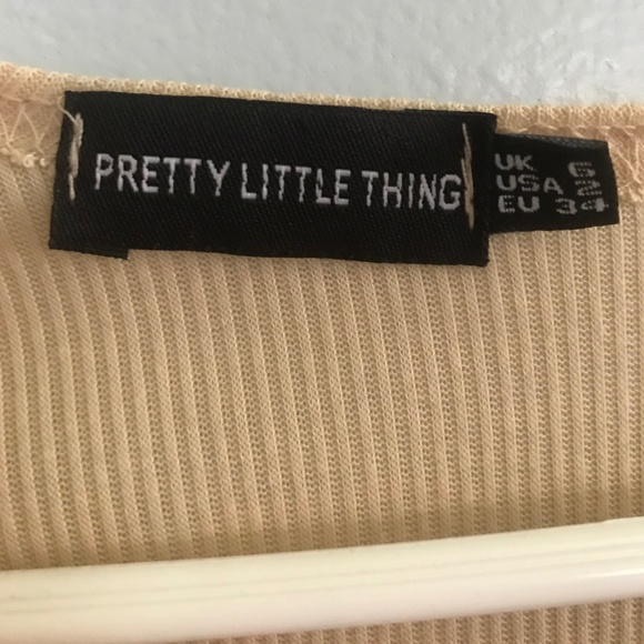 Cropped Beige Cardigan Front tie Fall - Picture 4 of 7